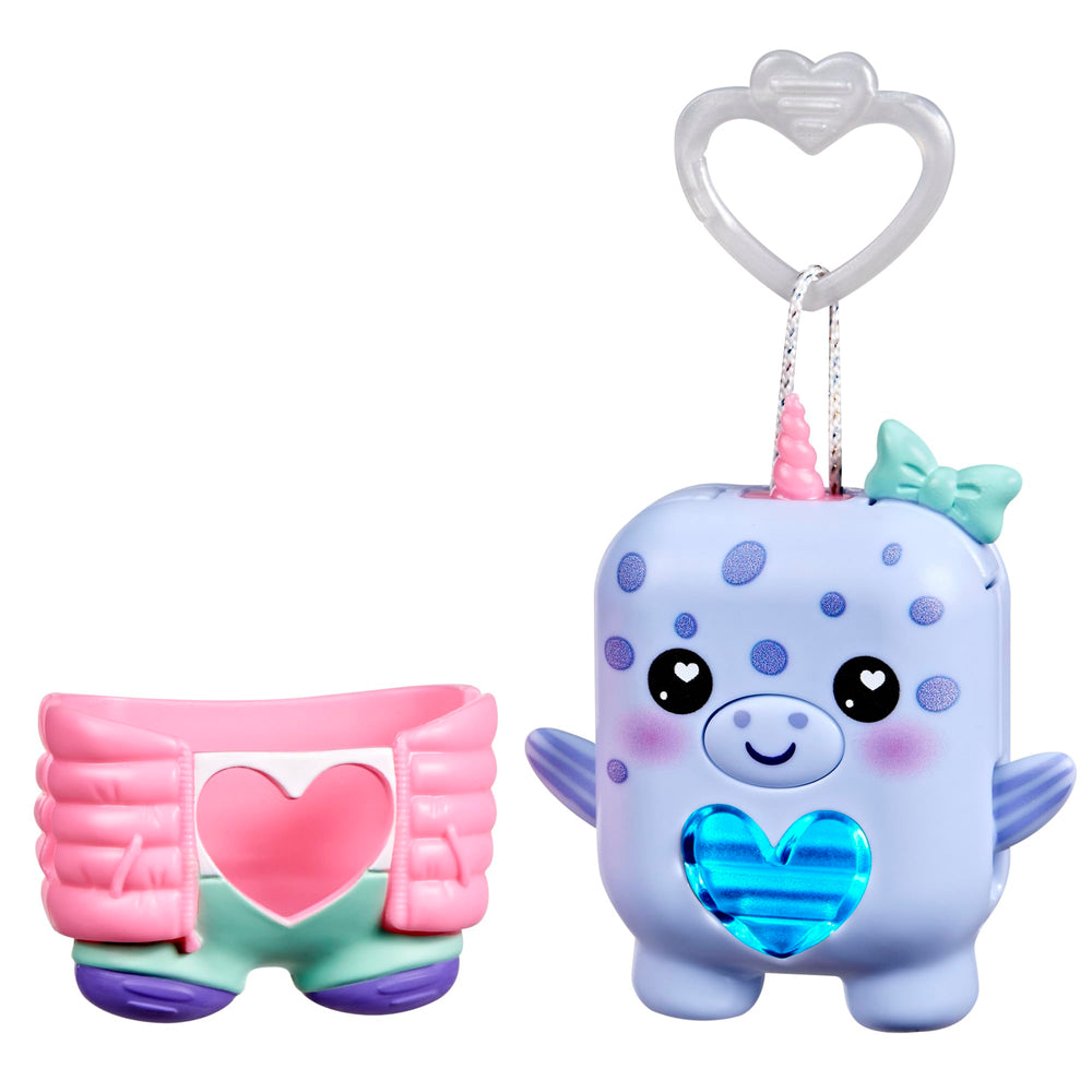 Nano-MALS Blubby narwhal clip offers pocket-friendly charm for backpacks and keys