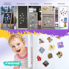 NantFun 100-set supplies layout, showing backs and metal covers for badges.