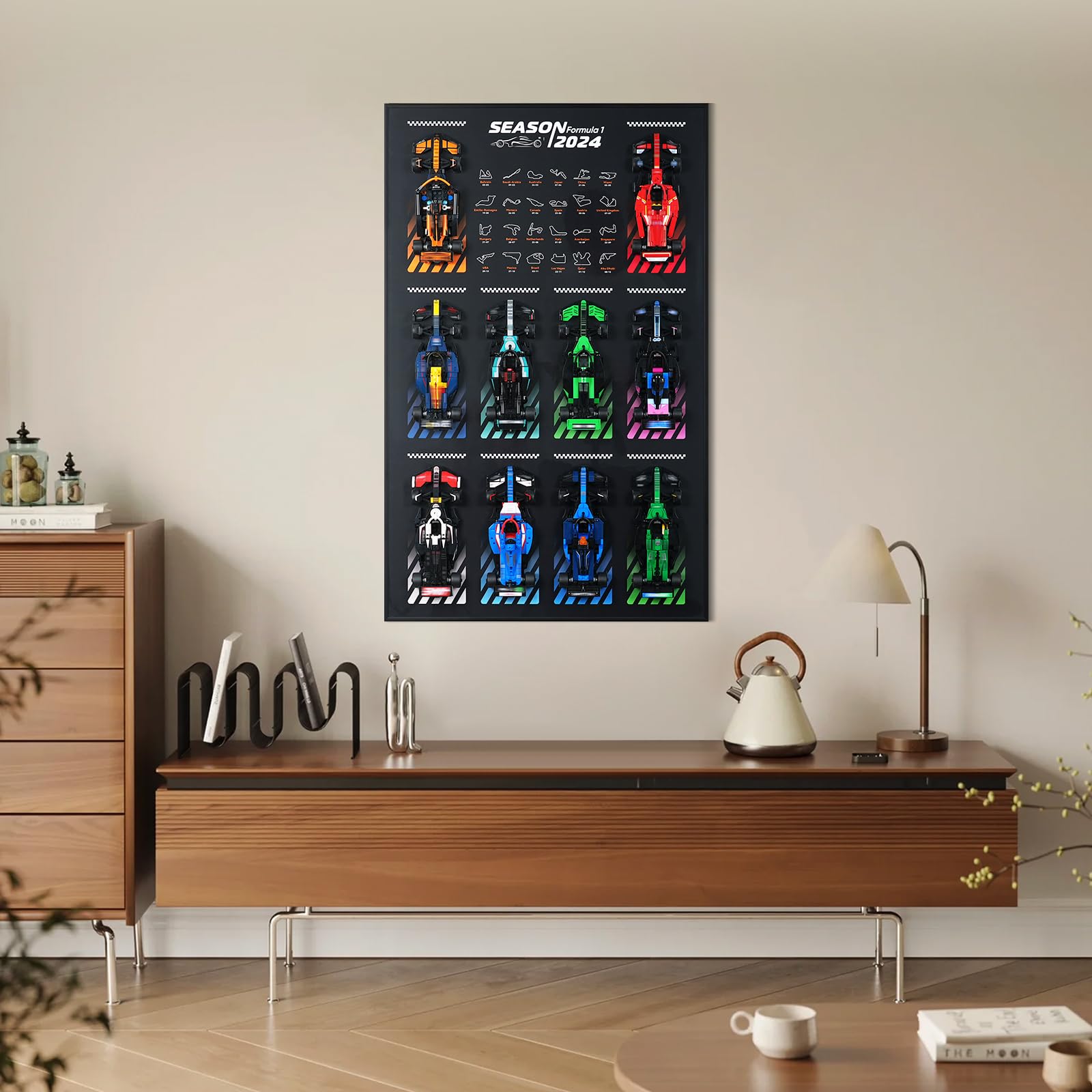 NAOCARD lego speed champions display fits 77242–77251 neatly.