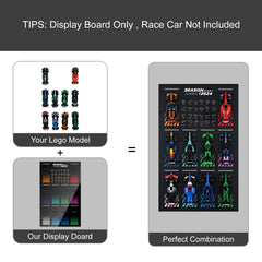 NAOCARD MDF panel provides secure, stable support for LEGO models.
