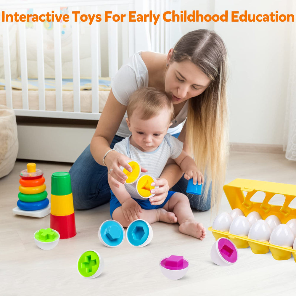 NAODONGLI Easter and birthday gift idea: educational eggs for toddlers.