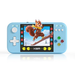 NAONII handheld console with 500 built-in games for versatile retro gaming on the go.