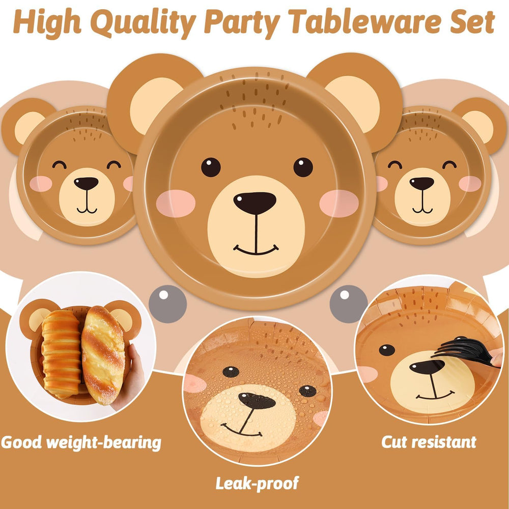 Thick, durable paper supports serving treats without folding during gatherings
