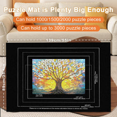 Napzy roll-up storage for compact puzzle storage and travel