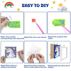Nardoll 1000+ colorful gems enable vibrant, gift-worthy diamond art projects.