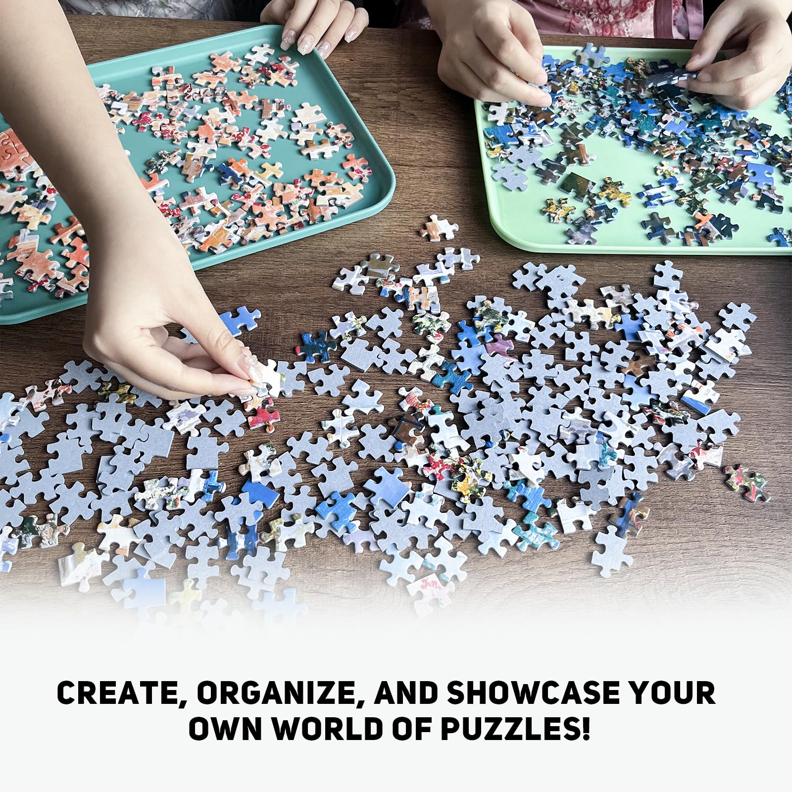 Nariolar packaging adds a stylish touch to your puzzle station.