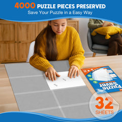 Nariolar puzzle glue sheets adhesion close-up showcasing ultra-strong glue.