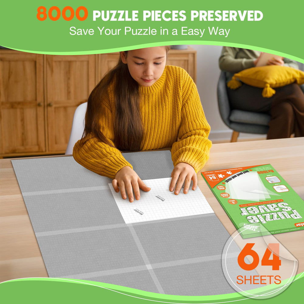 Close-up shows 1 cm gridlines on Nariolar sheets for easy cutting