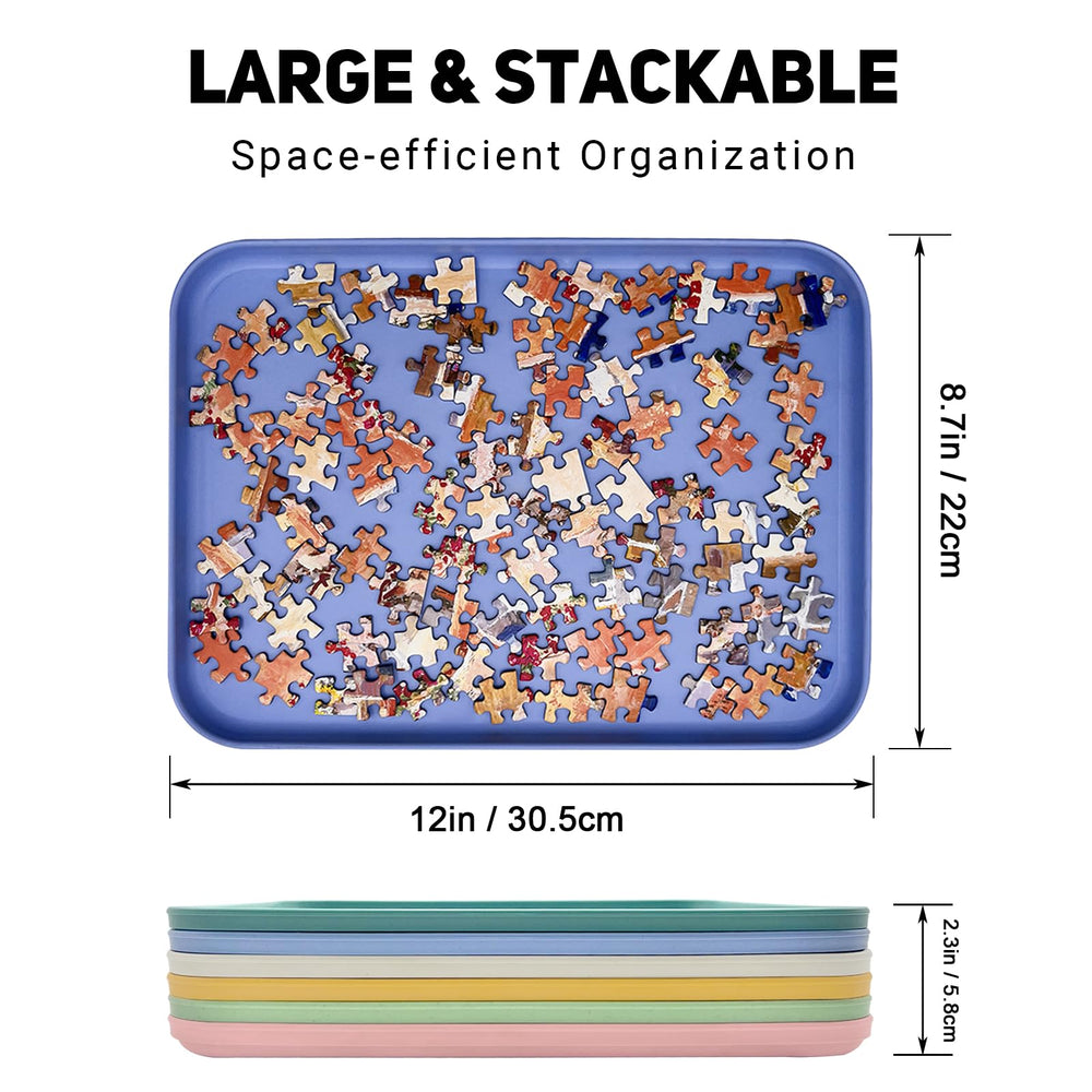 Nariolar 2000-piece capacity trays for large puzzles.