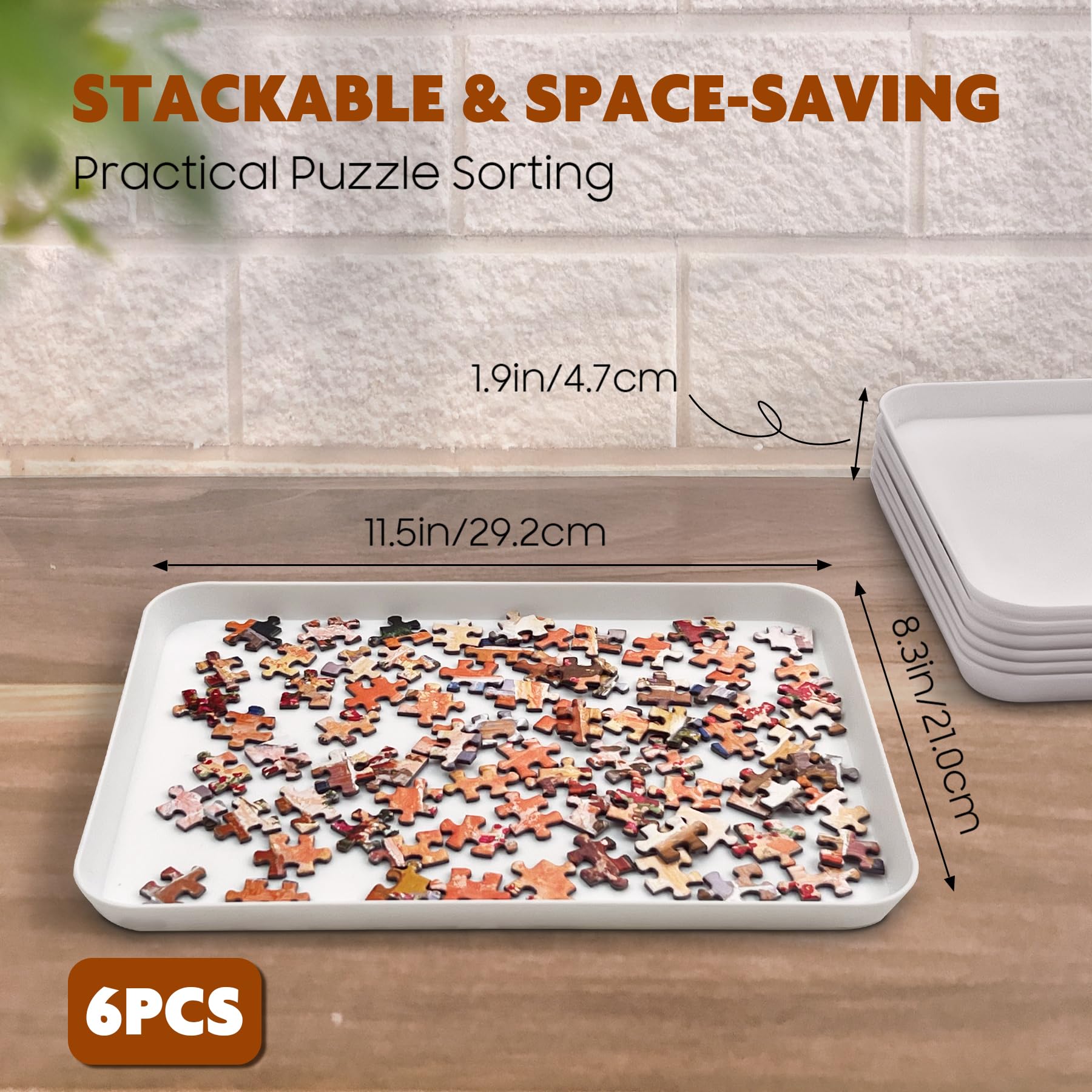 Nariolar puzzle trays hold up to 2000 pieces for large, immersive puzzles