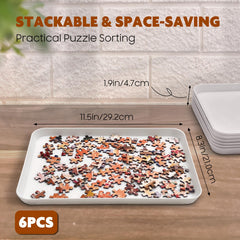 Nariolar puzzle trays hold up to 2000 pieces for large, immersive puzzles