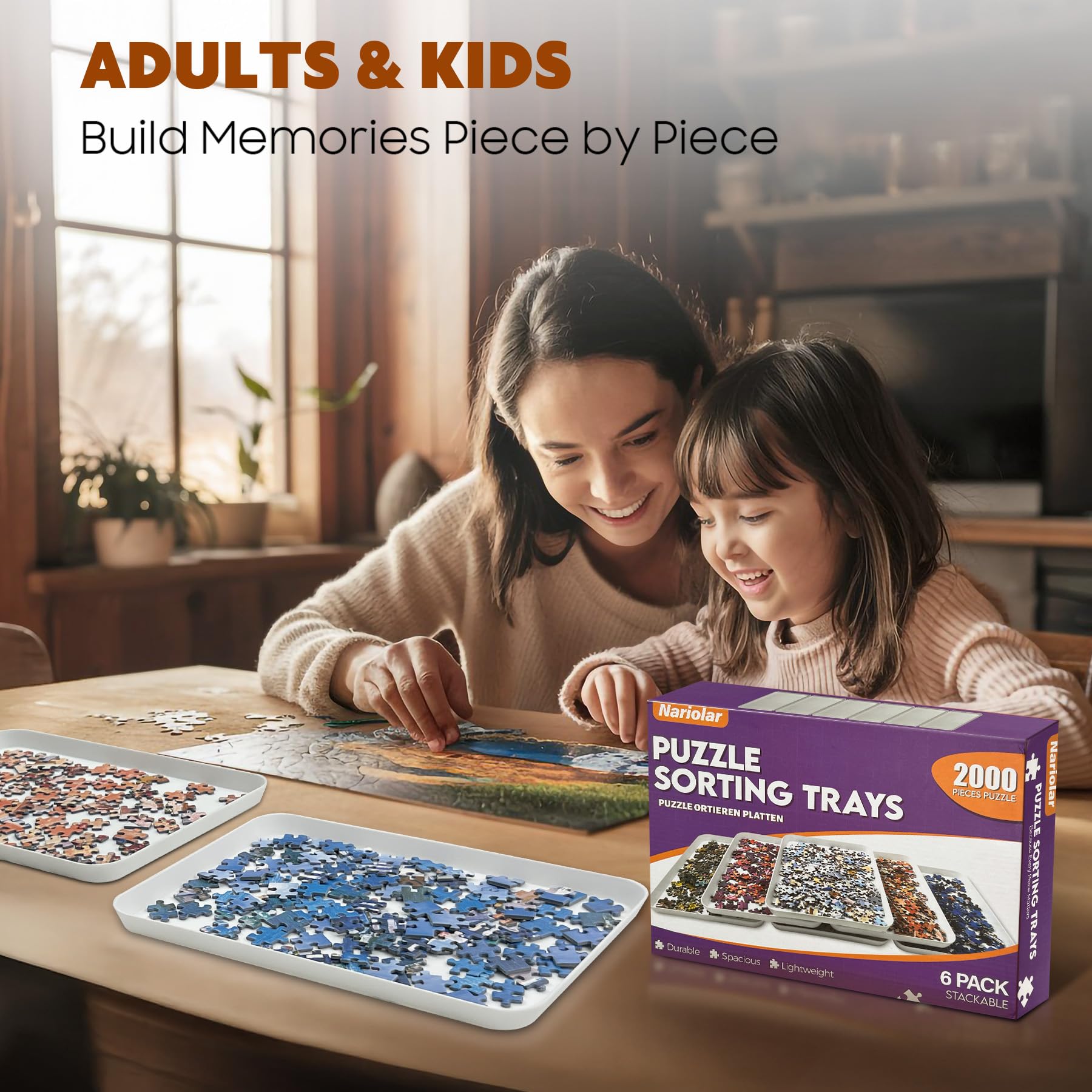 Nariolar puzzle trays come in gift-ready packaging for enthusiasts