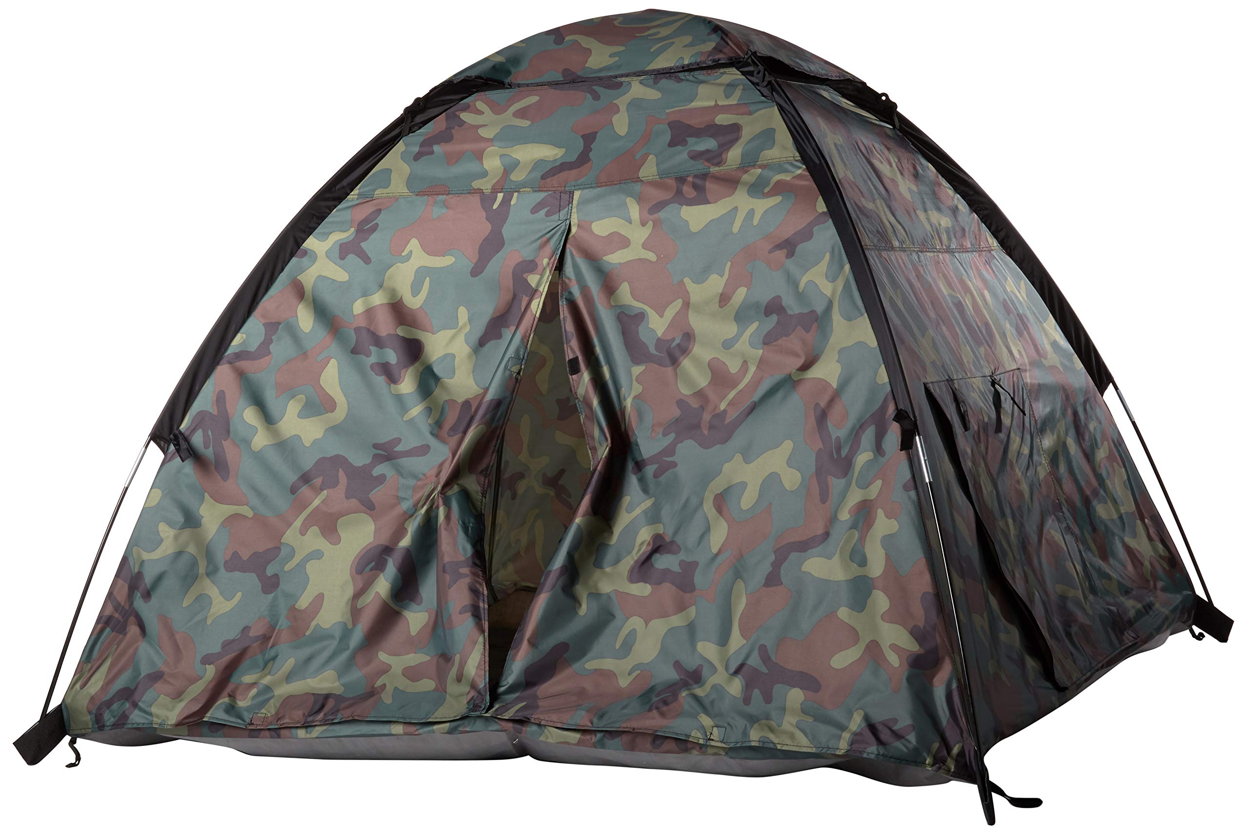 NARMAY Play Tent camouflage dome front door zipper for easy, safe access