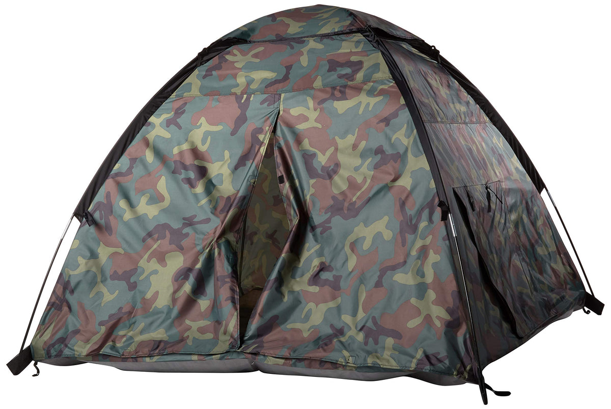 NARMAY Play Tent camouflage dome front door zipper for easy, safe access