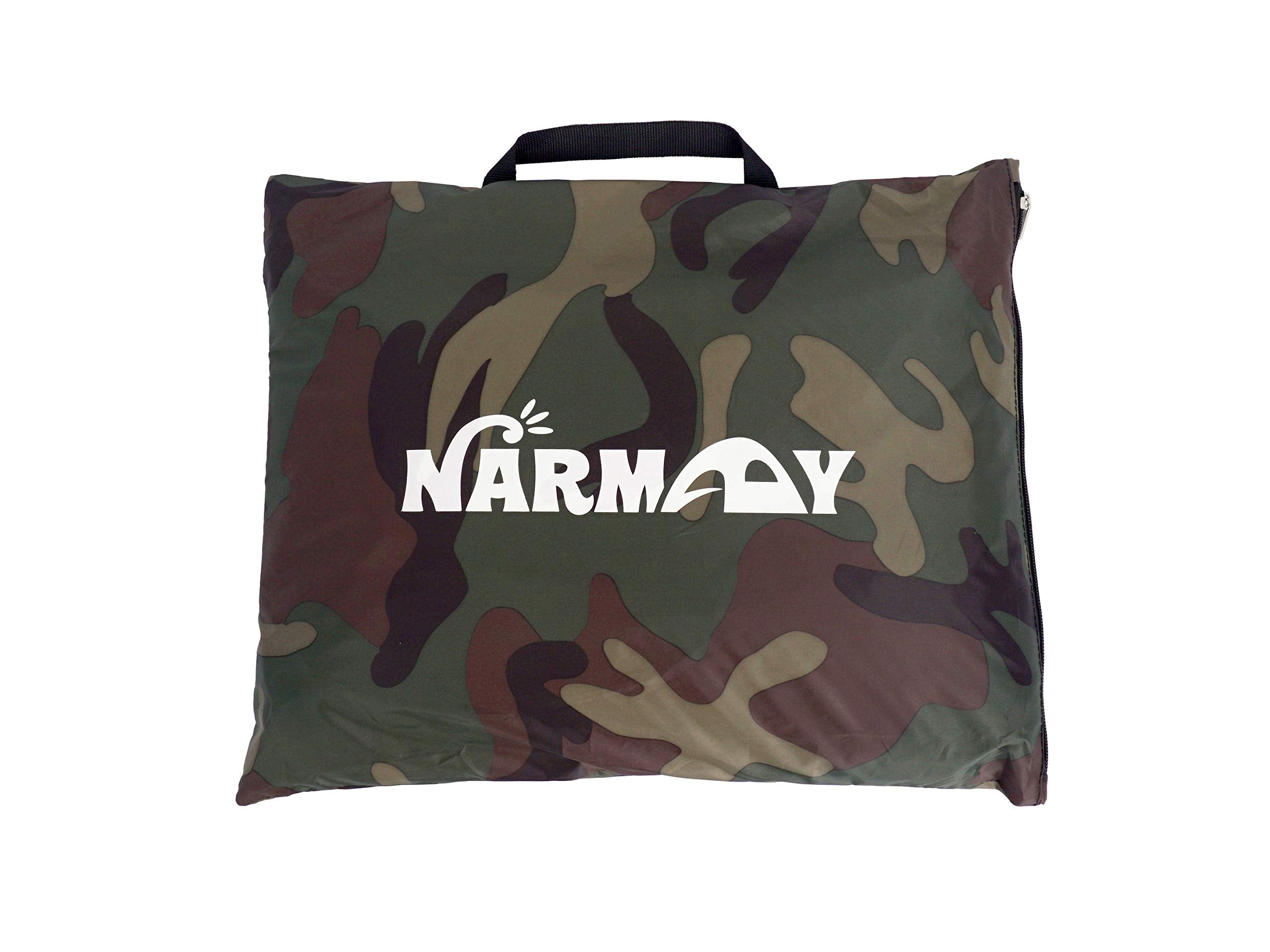NARMAY camouflage dome features top mesh panels for cool, airy play