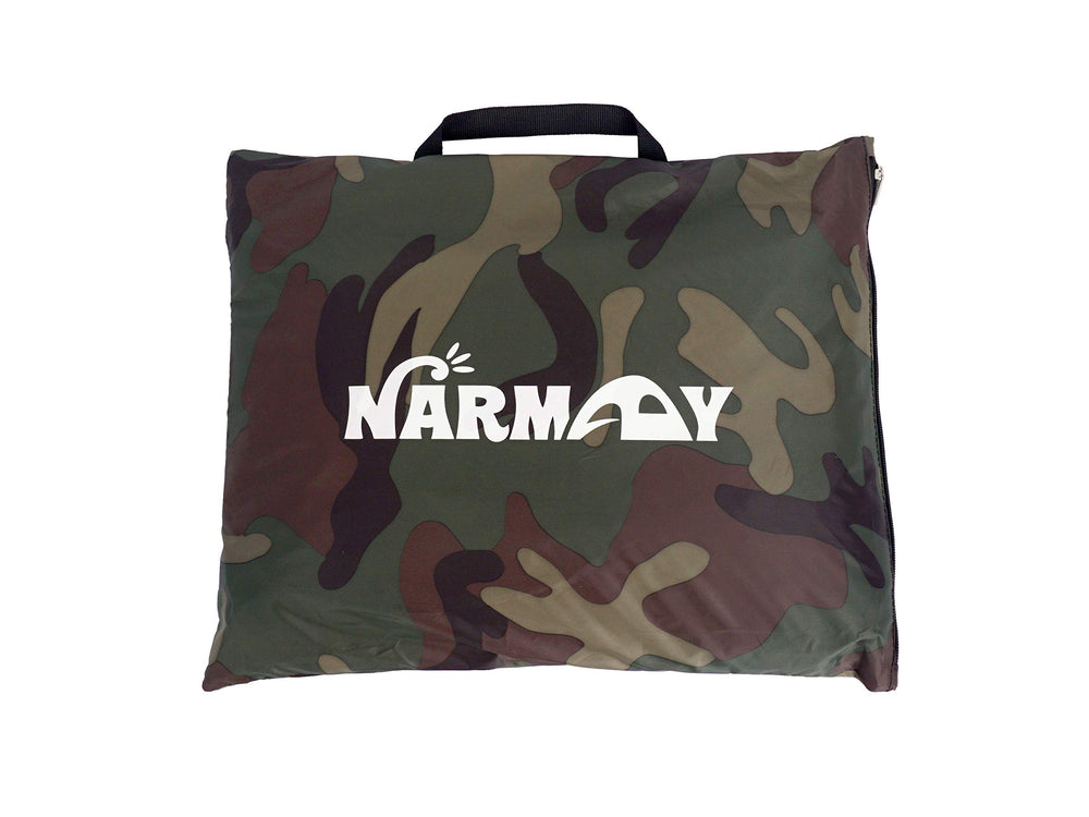 NARMAY camouflage dome features top mesh panels for cool, airy play