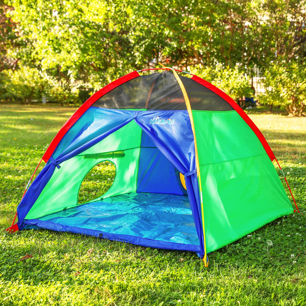 NARMAY Play Tent set up outdoors in a sunny backyard.