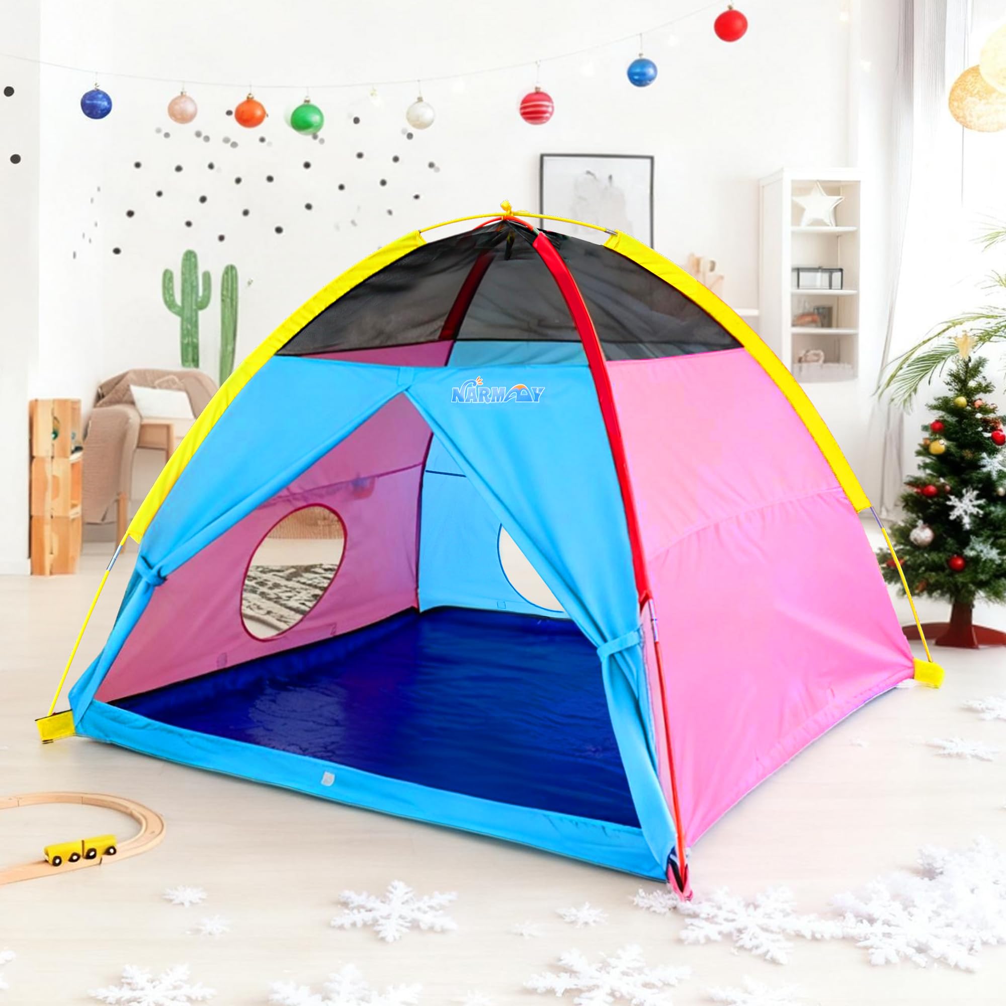 NARMAY Easy Joy Dome tent includes storage tote for quick packing and portability