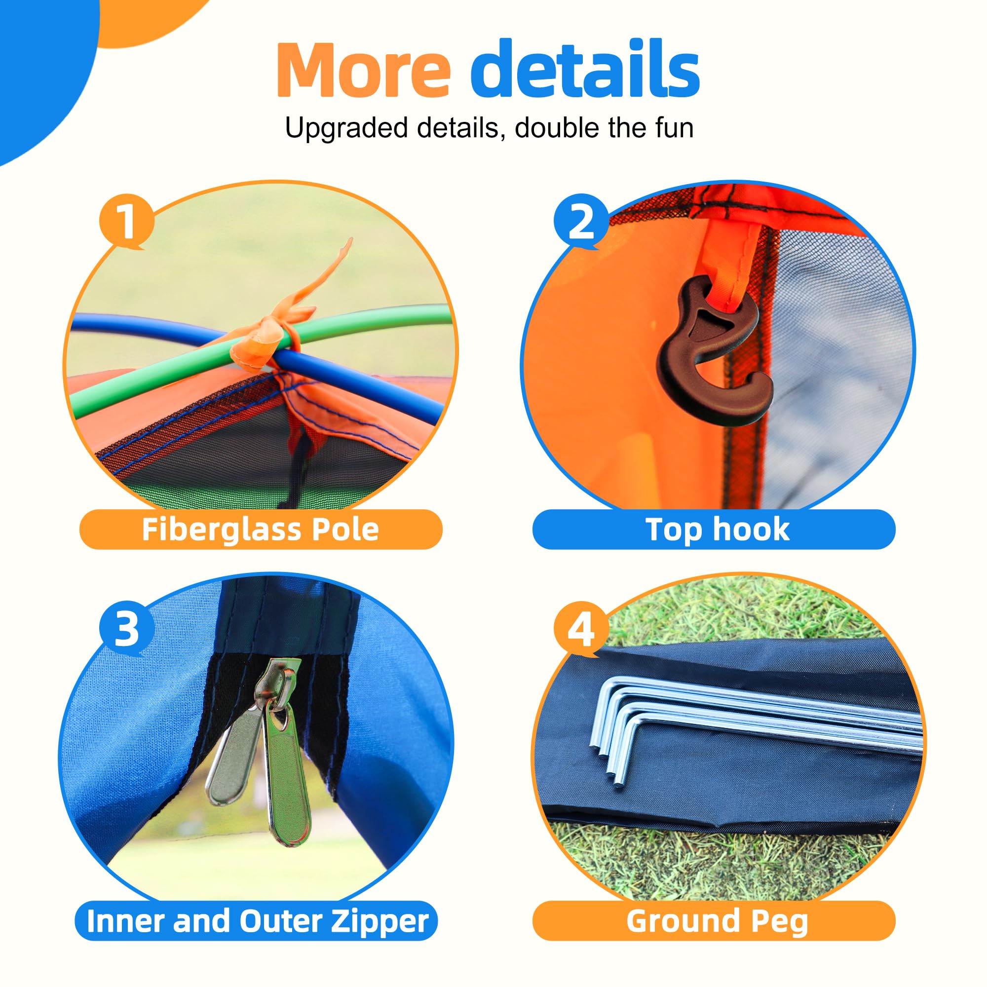 NARMAY Play Tent offers space for four or more buddies to gather.