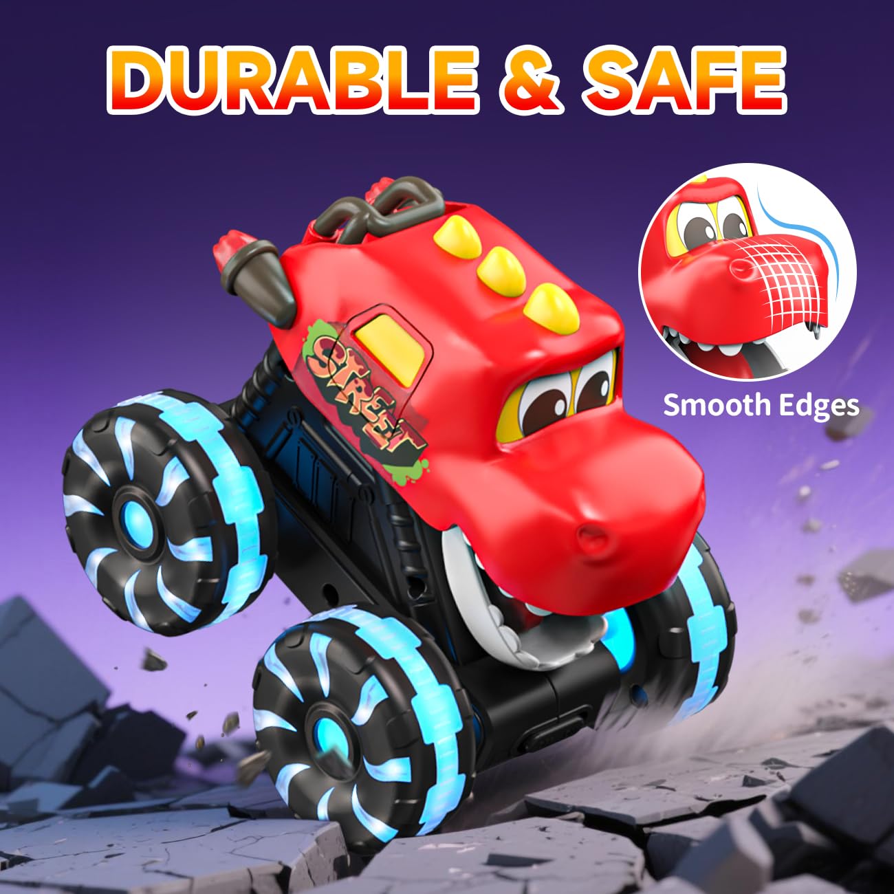 NARRIO dinosaur monster trucks gift-ready packaging supports easy gifting
