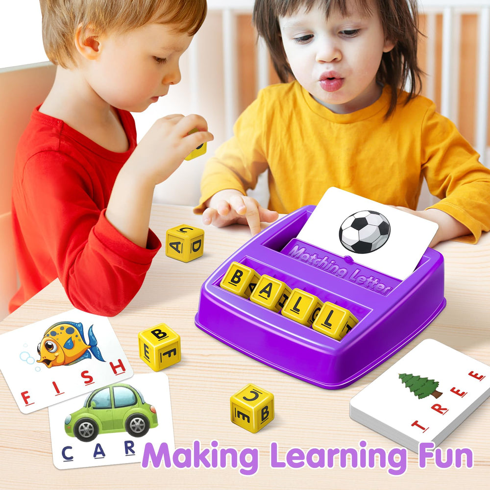 NARRIO kids playing a memory-style letter game together
