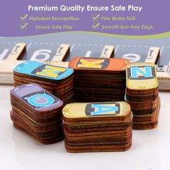 Nashrio portable wooden toy ideal for travel and quiet play