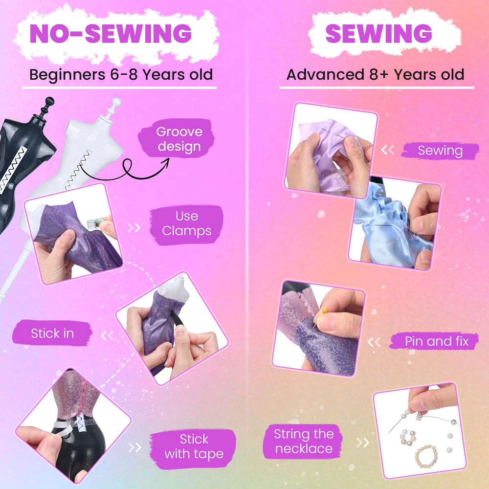 nasominako sewing essentials including needles and markers for designs