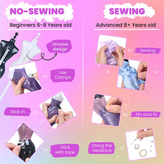 nasominako sewing essentials including needles and markers for designs