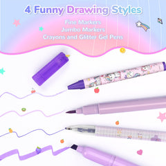 nasominako unicorn crayons deliver smooth color on paper for kids
