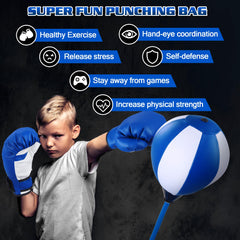 Natggz boxing gloves child-size provide comfortable grip during playful boxing sessions.