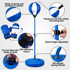 Natggz inflatable punching ball in use delivers continuous rebound for energetic boxing.