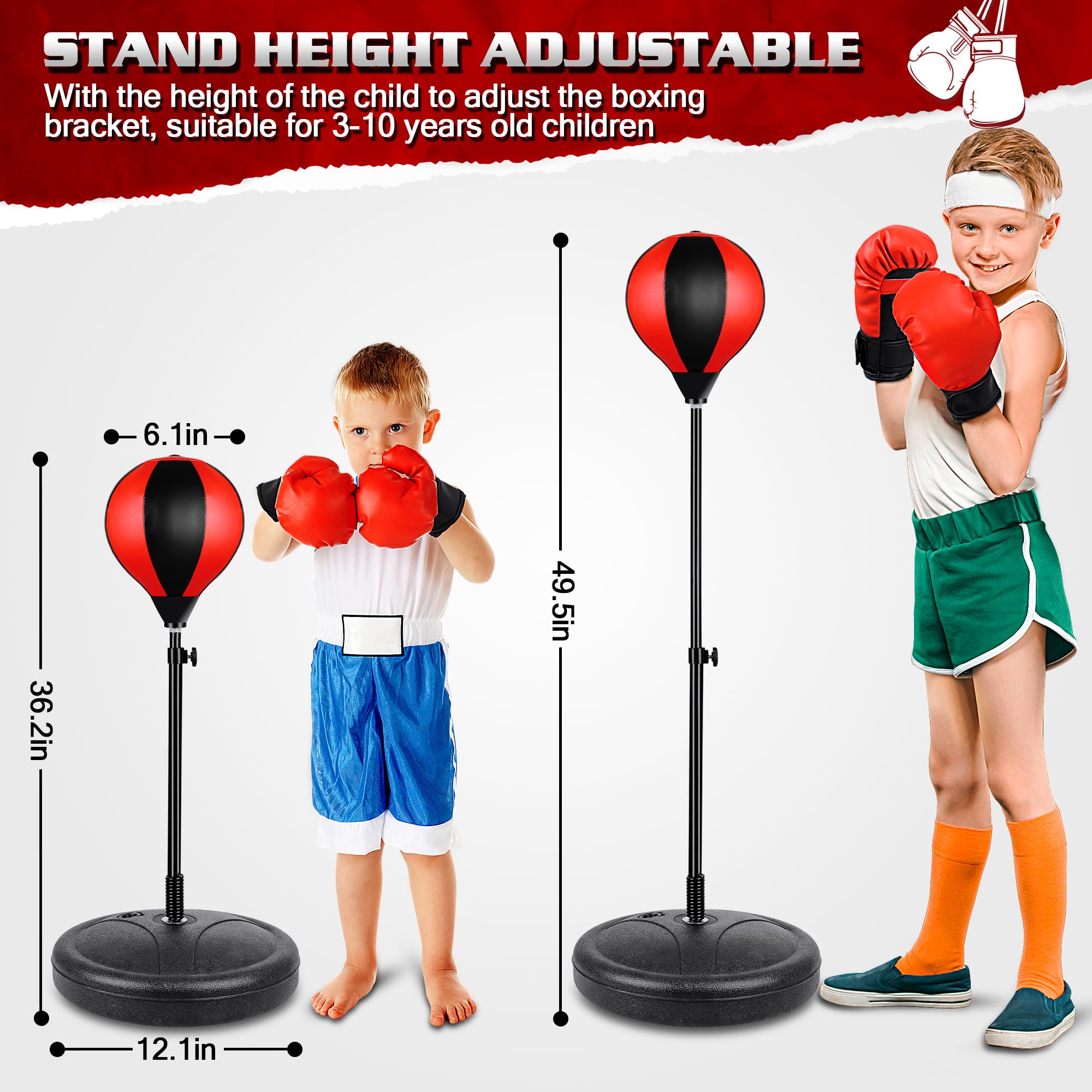 NATGGZ kids boxing gloves included for safe, comfortable training