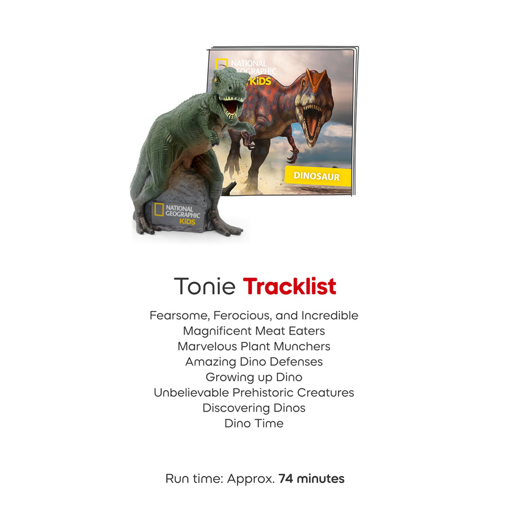 National Geographic tracklist visuals hint at diverse prehistoric stories for curious listeners.