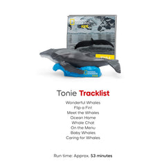 National Geographic Kids Whale Tonies includes eight stories totaling about forty-five minutes.