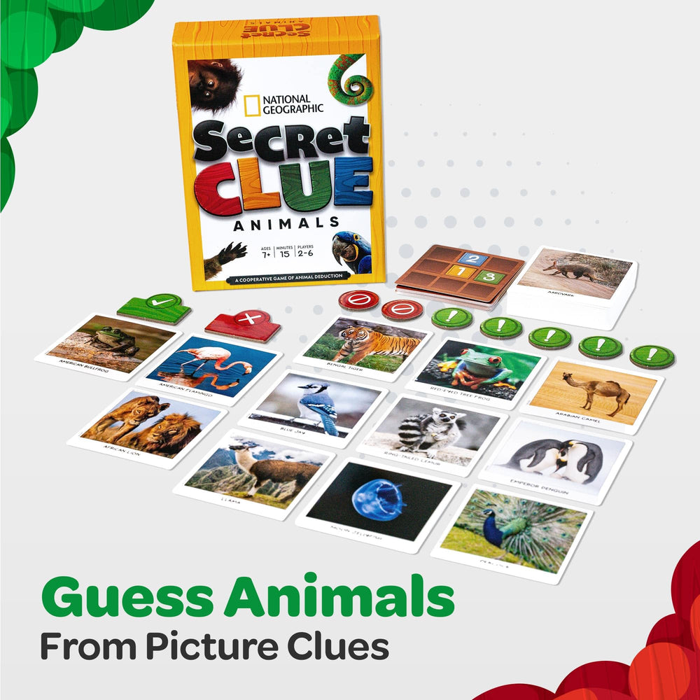 Durable packaging of National Geographic Secret Clue Animals for busy households