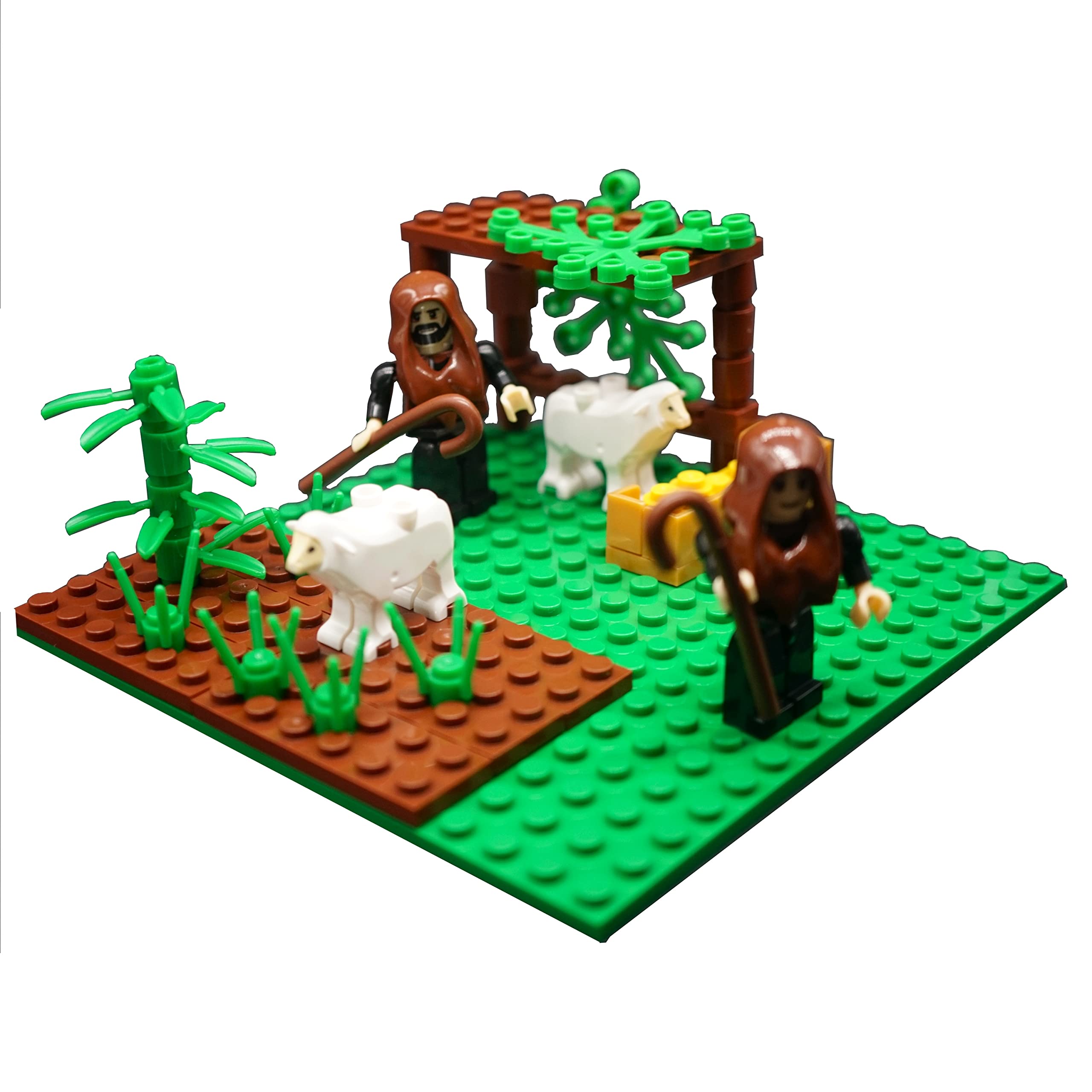 Nativity Bricks Three camels join the journey with the wise men