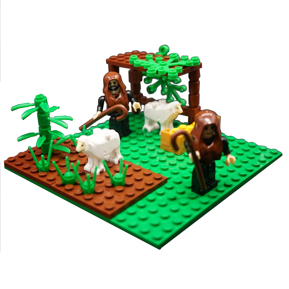 Nativity Bricks Three camels join the journey with the wise men