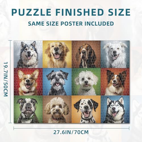 Nattork back-partition design aids organized puzzle assembly