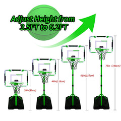 Nattork basketball hoop scoreboard display tracks scores and progress during play