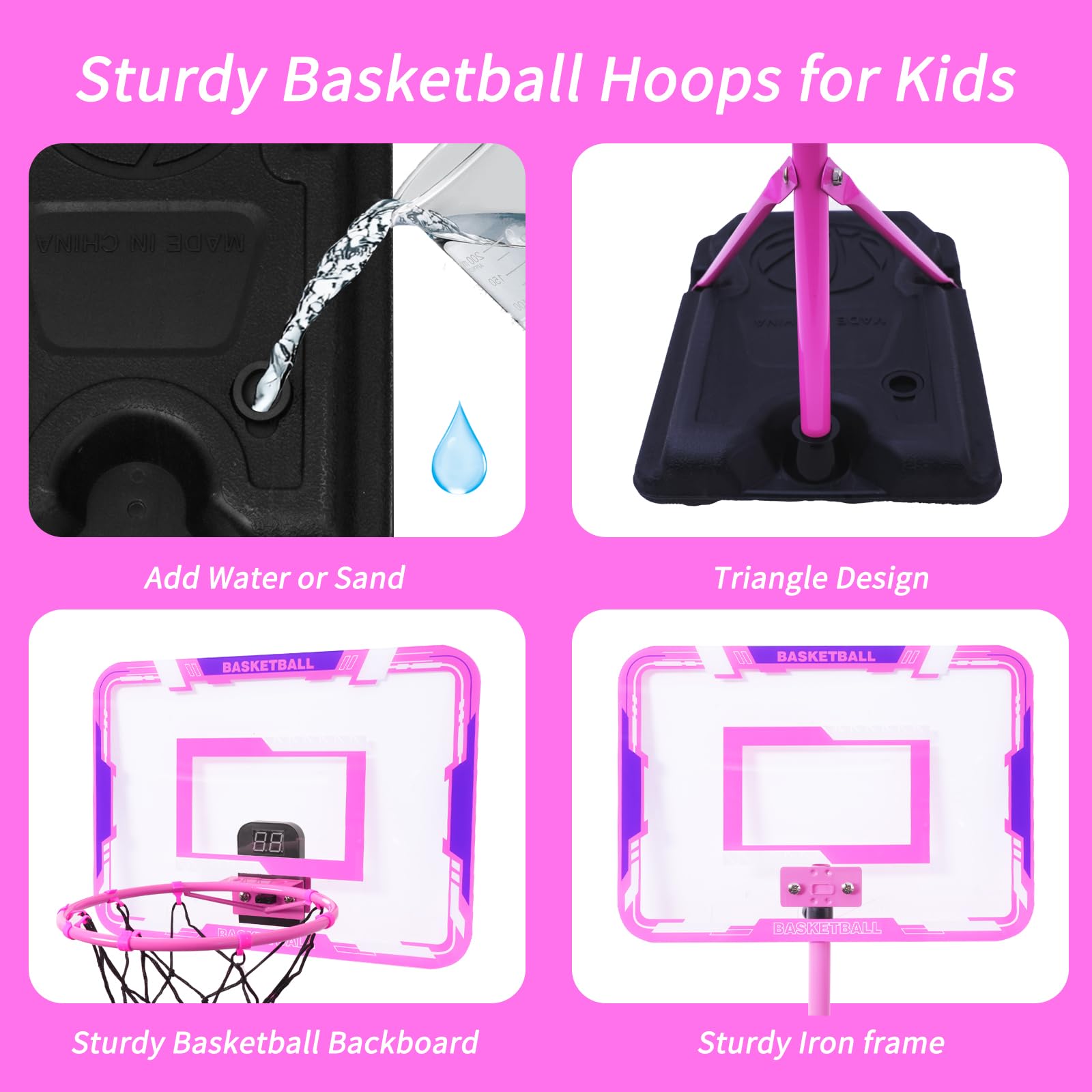 Nattork basketball hoop scoreboard enabling friendly competition.