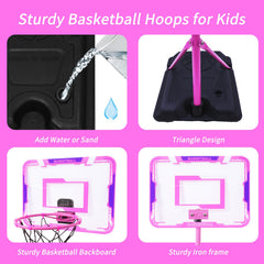 Nattork basketball hoop scoreboard enabling friendly competition.