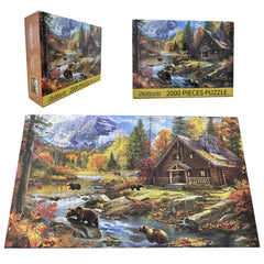 Nattork puzzle set includes 2000 pieces for your next challenge.