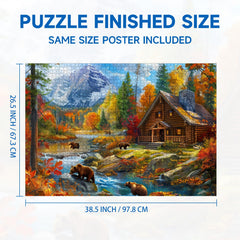 Nattork 2000-piece family puzzle supports calm, collaborative evenings.