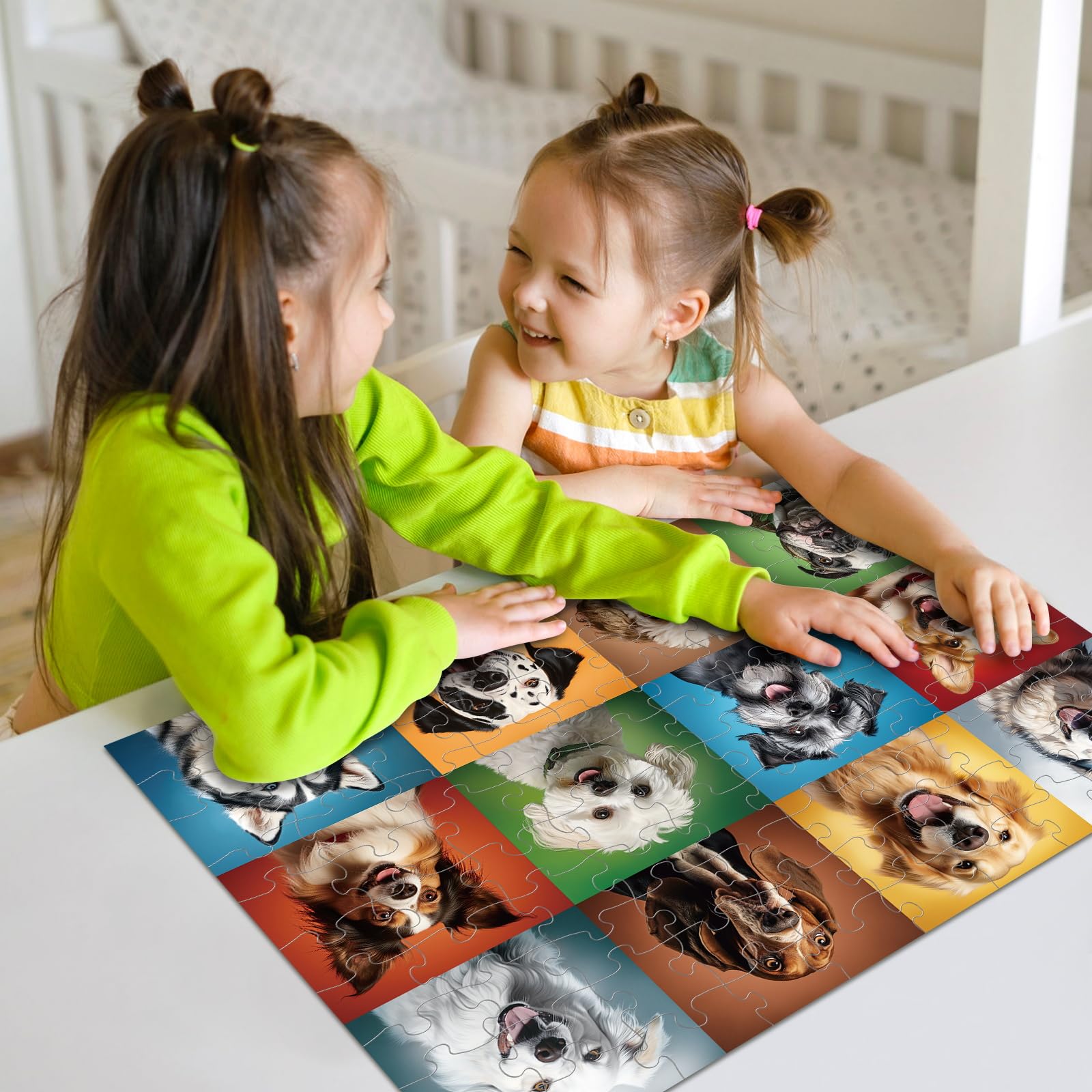 Nattork puzzle includes a poster to help sorting and planning