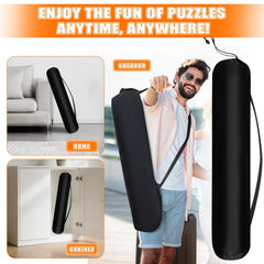 Nattork hook-and-loop straps securing the rolled mat