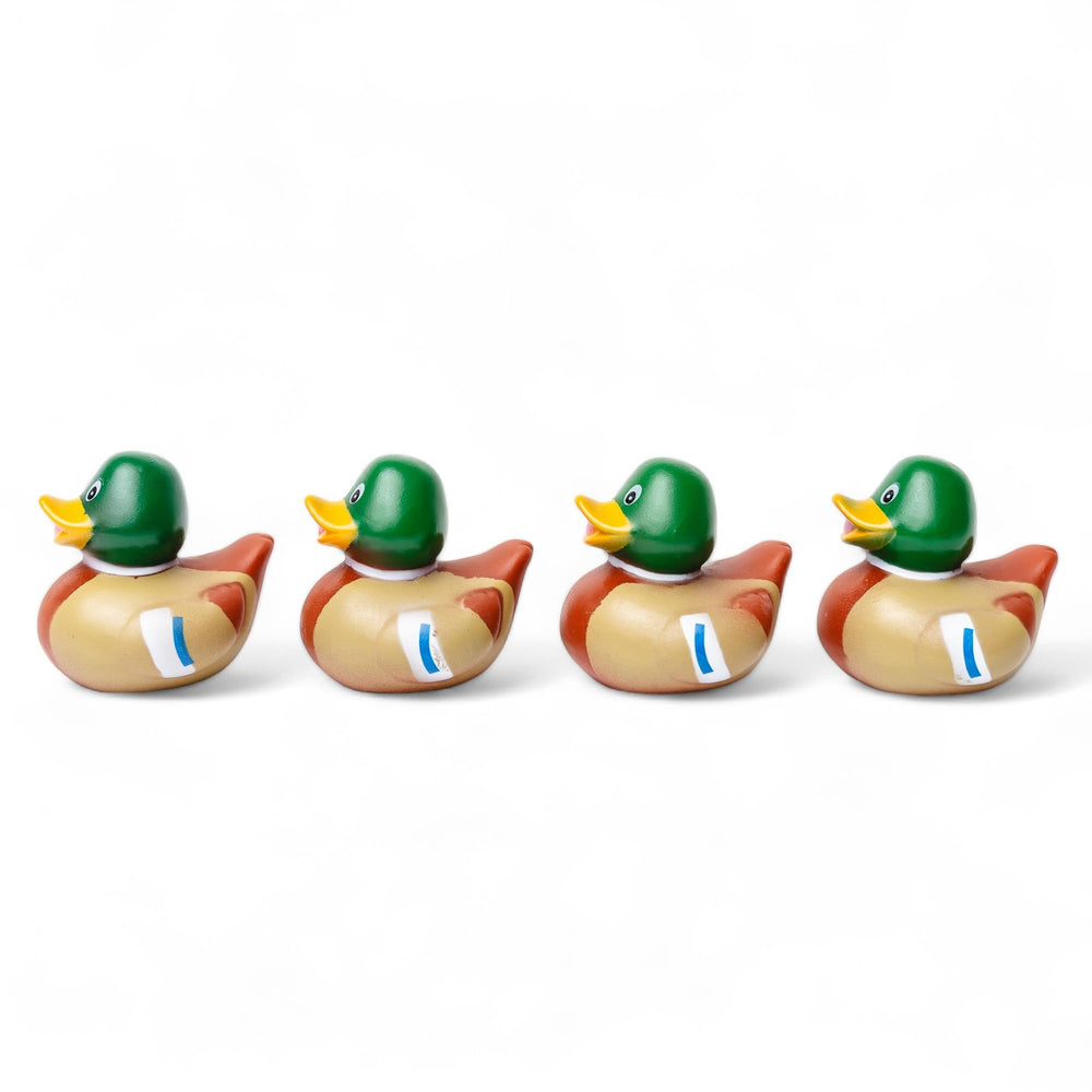 Natural State Mallard Duckies bath-time-buddy ducks float well for tub adventures.