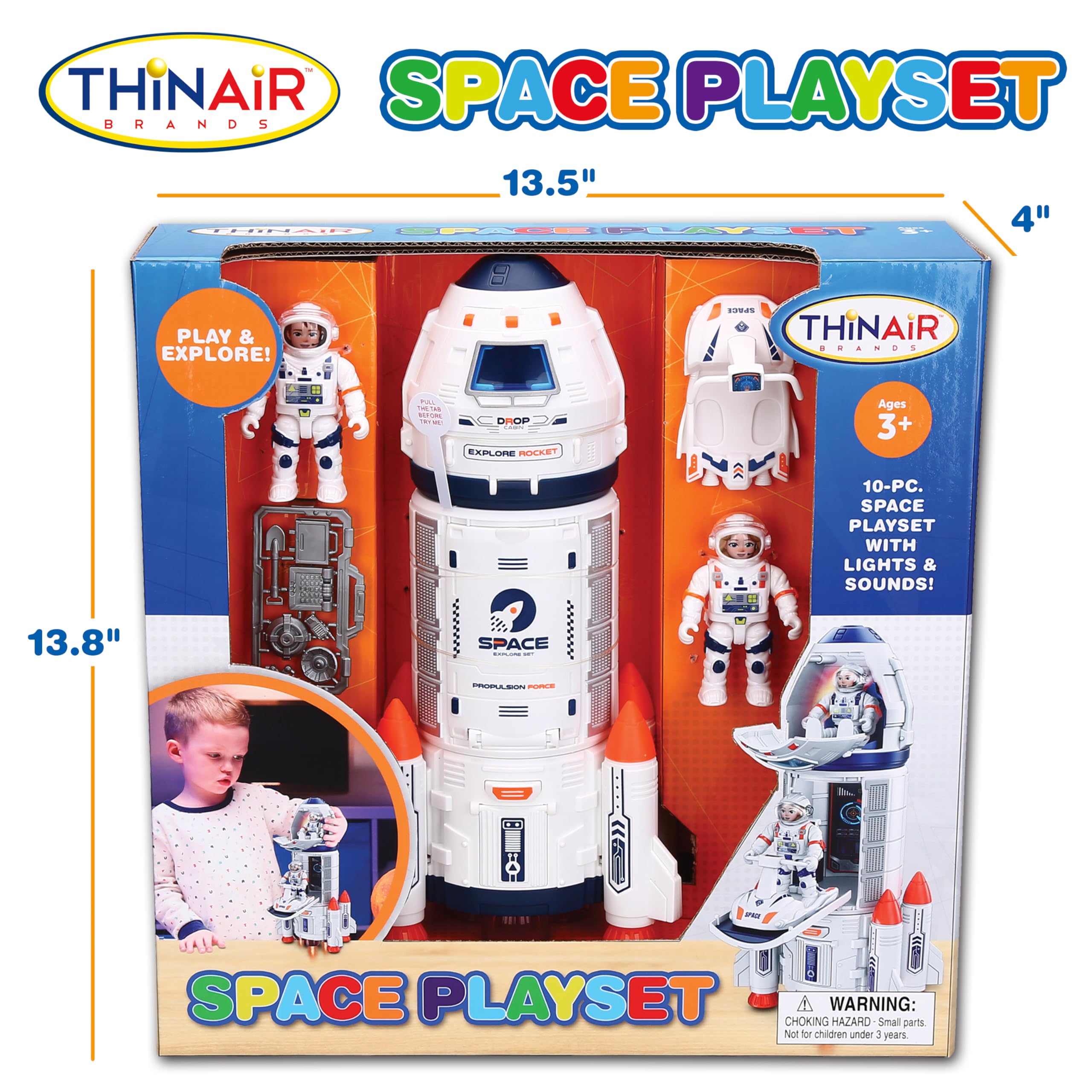 Nature Bound two astronauts figures ready for playtime missions and storytelling.