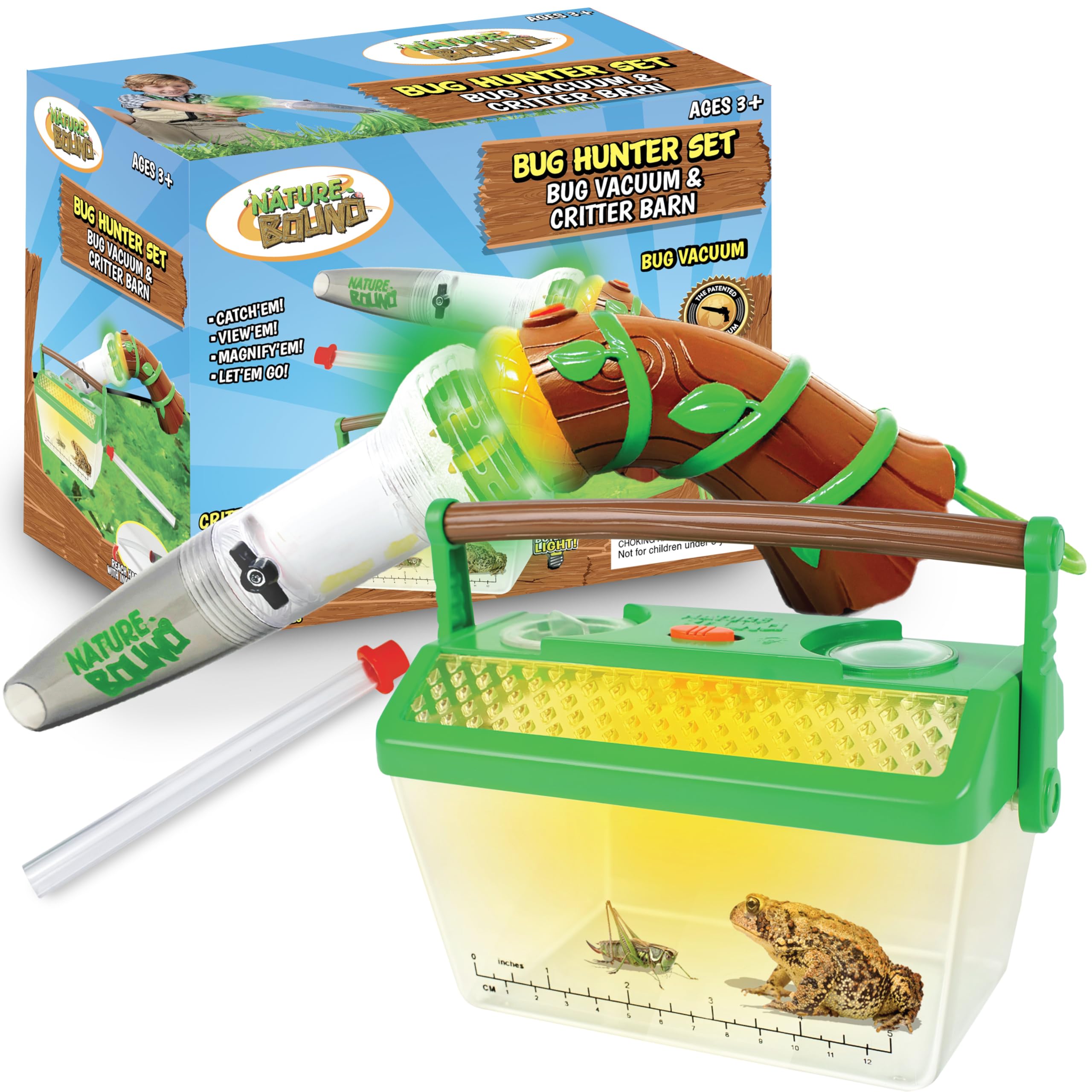 Nature Bound Bug Catcher core magnification offers close-up viewing for tiny insects.