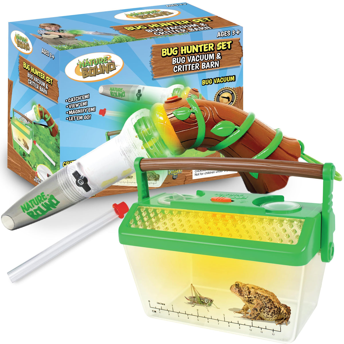 Nature Bound Bug Catcher core magnification offers close-up viewing for tiny insects.