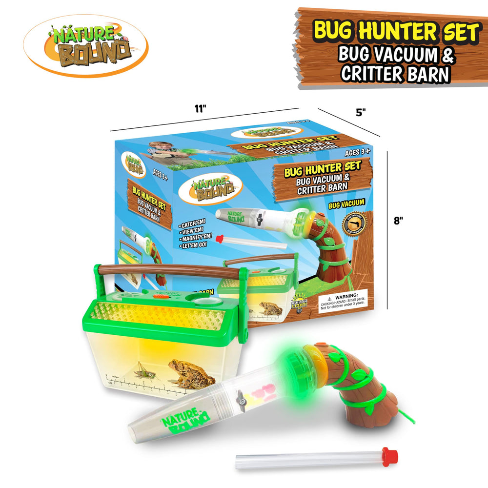 Nature Bound Bug Catcher LED light enables night or dim-area exploration.